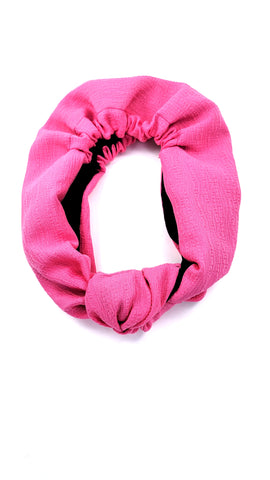 Pink Open- Crown Turban