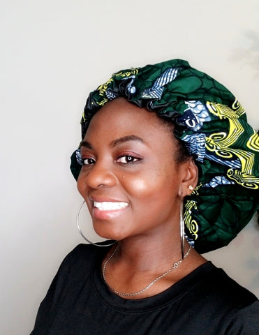 NGOZI SATIN LINED BONNETS